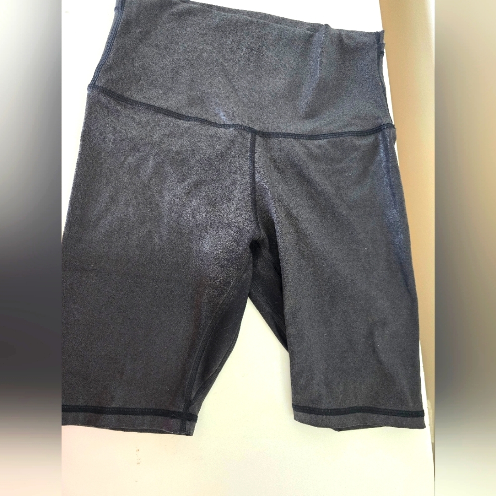 Jed North Biker shorts size M black shimmer